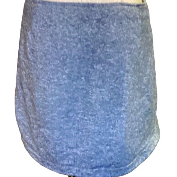 Victoria's Secret M Casual French Terry Full Side Zip Stretch Skirt Gray 76L - Picture 4 of 9